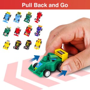 Mini Cars for Toddlers - Set of 20 Pull Back Race Cars and Construction Trucks and Cars for Toddlers Age 3+