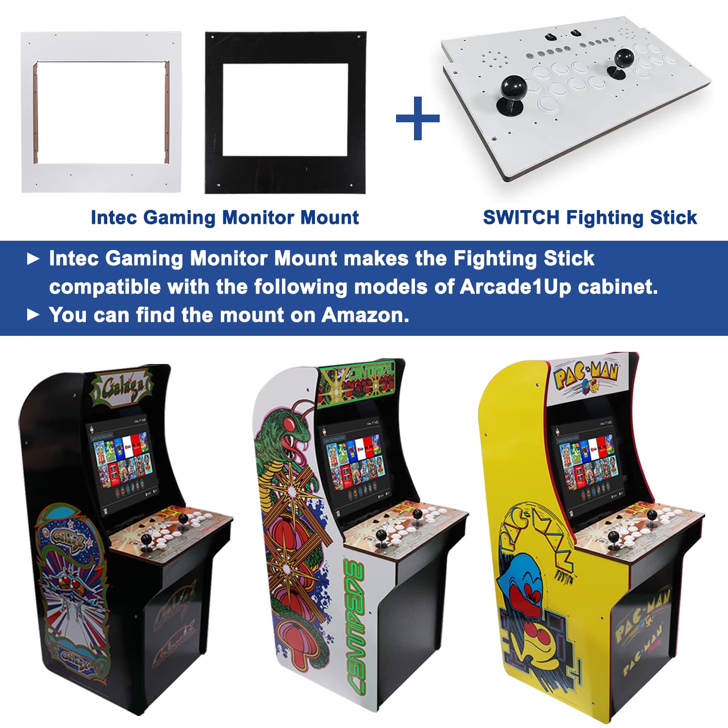 DC Fighting Stick for Arcade1Up Cabinet, Play SEGA Dreamcast Console on The Cabinet, Joysticks Specially Designed for Arcade1Up