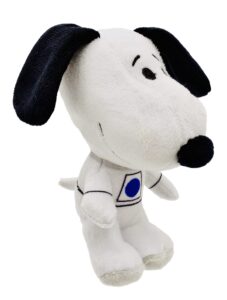 jinx official peanuts collectible plush snoopy, excellent plushie toy for toddlers & preschool, super cute white astronaut nasa