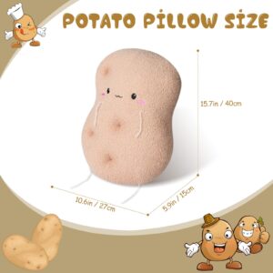 Marble Empire Potato Pillow Plush Toy Kawaii Stuffed Food Plushie Soft Decorative Throw Pillows 15.7"