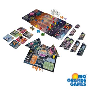 Rio Grande Games Space Station Phoenix - RIO Grande Games - Strategy Board Game, Ages 14+, 2-4 Players, 90-120 Min