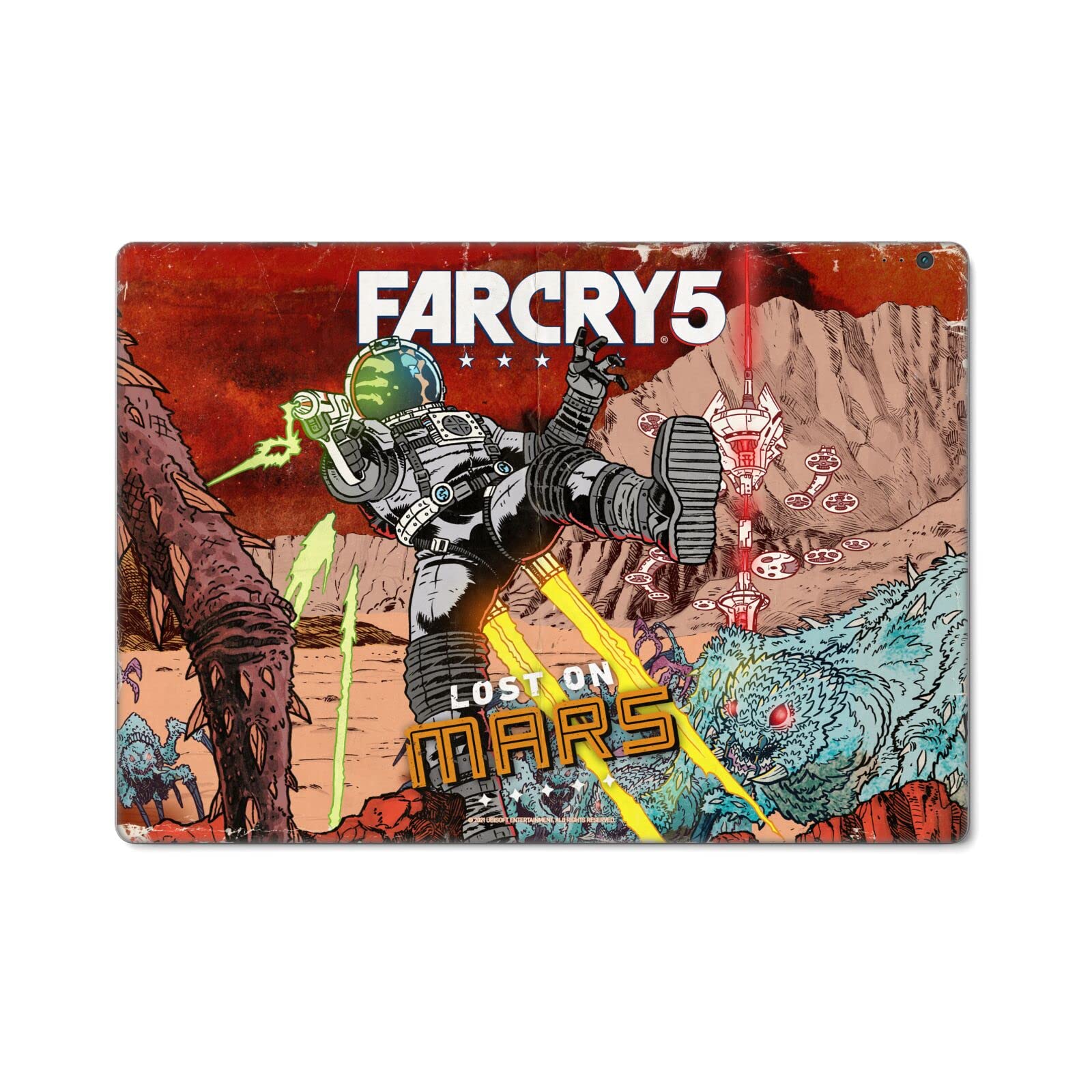 Head Case Designs Officially Licensed Far Cry Lost On Mars Arte Clave Vinyl Sticker Skin Decal Cover Compatible with Microsoft Surface Pro 4/5/6