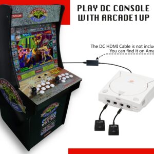 DC Fighting Stick for Arcade1Up Cabinet, Play SEGA Dreamcast Console on The Cabinet, Joysticks Specially Designed for Arcade1Up