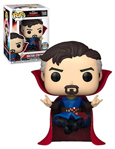 POP Marvel: Doctor Strange Multiverse of Madness - Doctor Strange Funko Vinyl Figure (Bundled with Compatible Box Protector Case), Multicolor, 3.75 inches