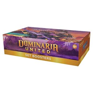 Magic: The Gathering Dominaria United Set Booster Box | 30 Packs + Box Topper Card (361 Magic Cards)