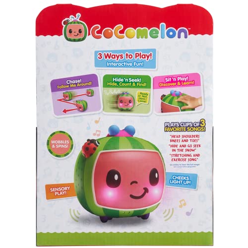 CoComelon Chase - 3 Ways to Play: Chase, Hide ‘N Seek, Sit ‘N Play - Sensory Play Activities - Plays Clips of Songs, ‘Heads Shoulders Knees and Toes’ & ‘Animal Dance Song’ (CMI0013)