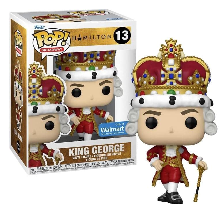 POP Funko Exclusive Hamilton King George (RD)