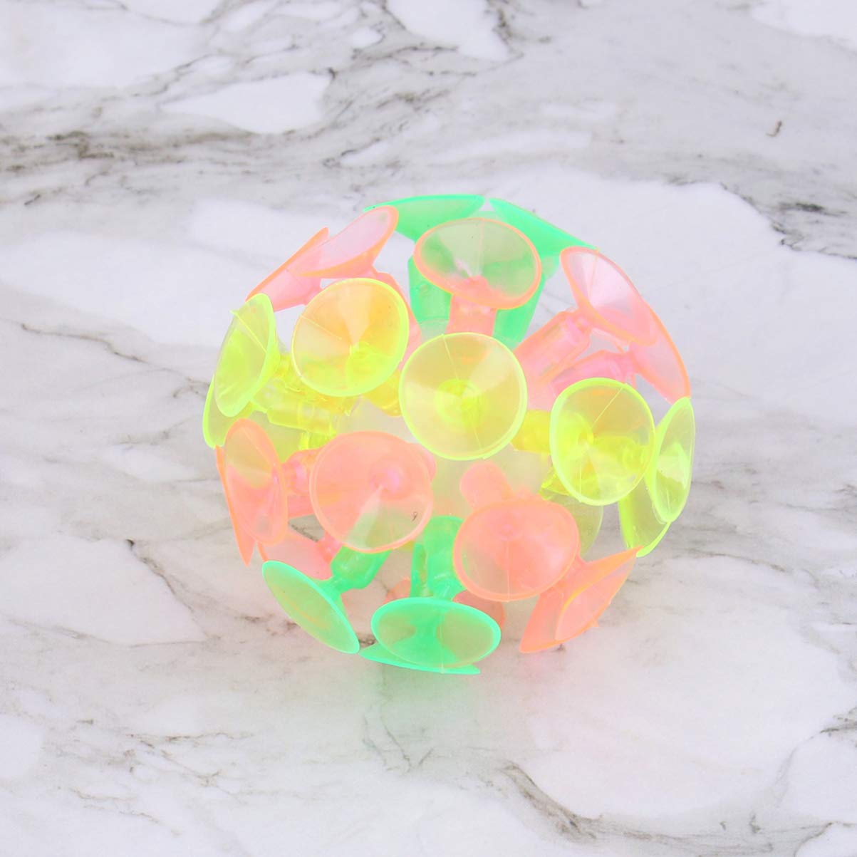 4Pcs Suction Cup Ball Toys Parent- Child Interaction Sucker Ball Toy Glow in The Dark Suction Ball for Kids Birthday Party Favors Indoor Outdoor Play