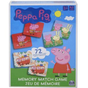 peppa pig matching game for kids ages 3 and up, fun preschool game for 1+ players