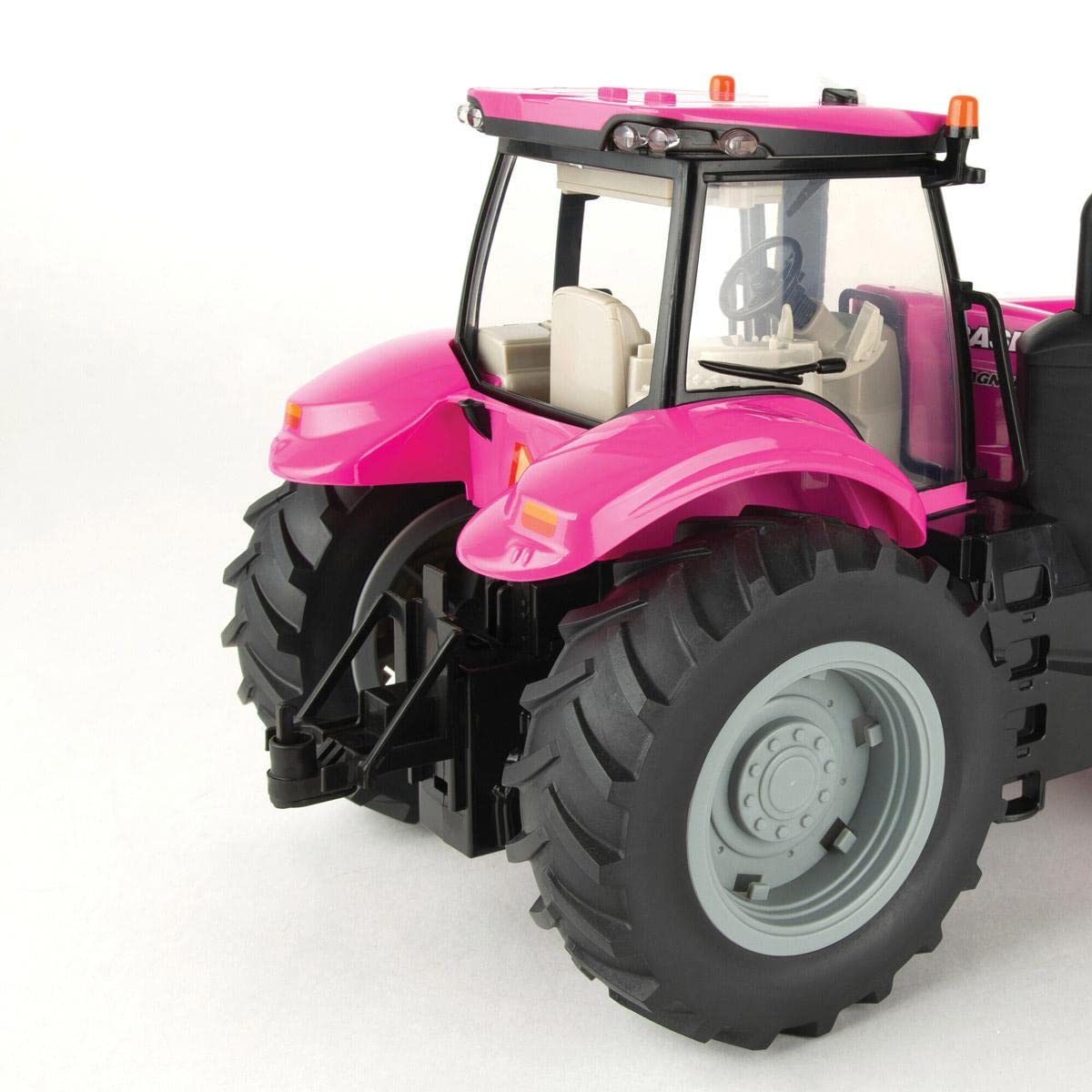 ERTL 1/16 Big Farm Case IH Magnum Pink Tractor with Loader and Lights & Sounds