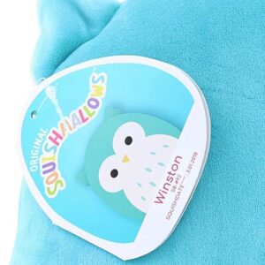 Squishmallows Official Kellytoy Plush 7.5 Inch Squishy Stuffed Toy Animal (Winston Owl)