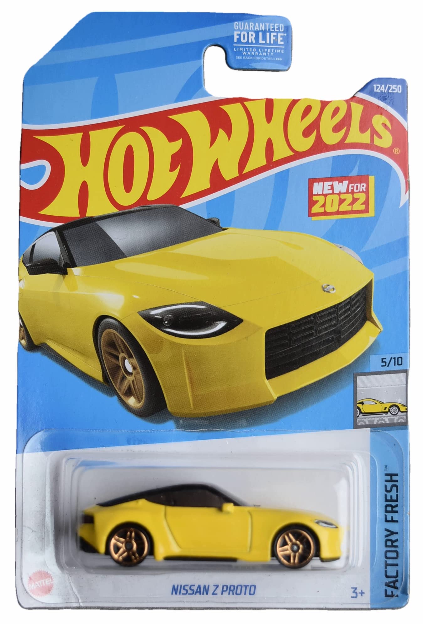 Hot Wheels Nissan Z Proto - Factory Fresh 5/10 - Yellow