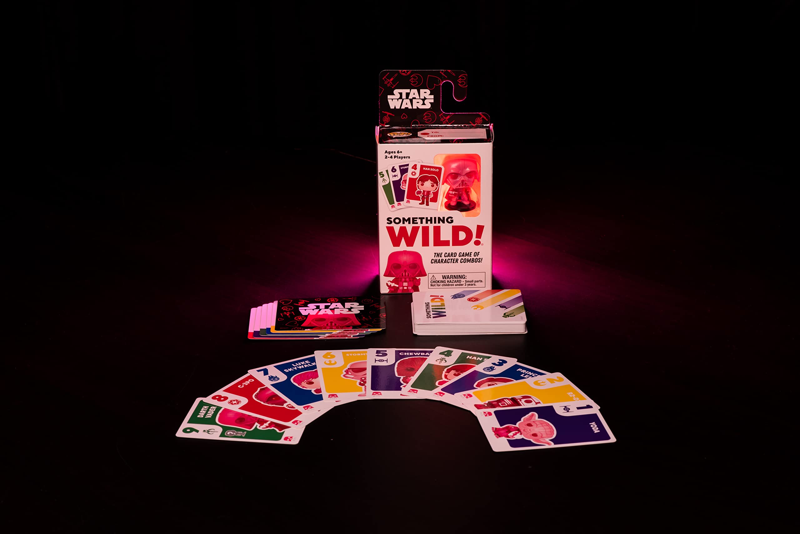 Funko Something Wild! Star Wars with Pink Darth Vader Pocket Pop! Card Game for 2-4 Players Ages 6 and Up