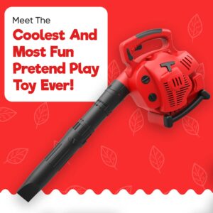 Misco Toys Pretend Play Kids Leaf Blower Toy Tool Garden Set, Kids Construction Gardening Toy, Blows Real air Power, Perfect for Toddlers and Babies, Realistic Effect and Great Gift!