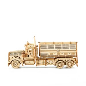 bennama 3D Wooden Puzzles Truck Model Kits, Brainteaser and Puzzle for Christmas/Birthday,Gifts for Adults and Teens to Build Combination