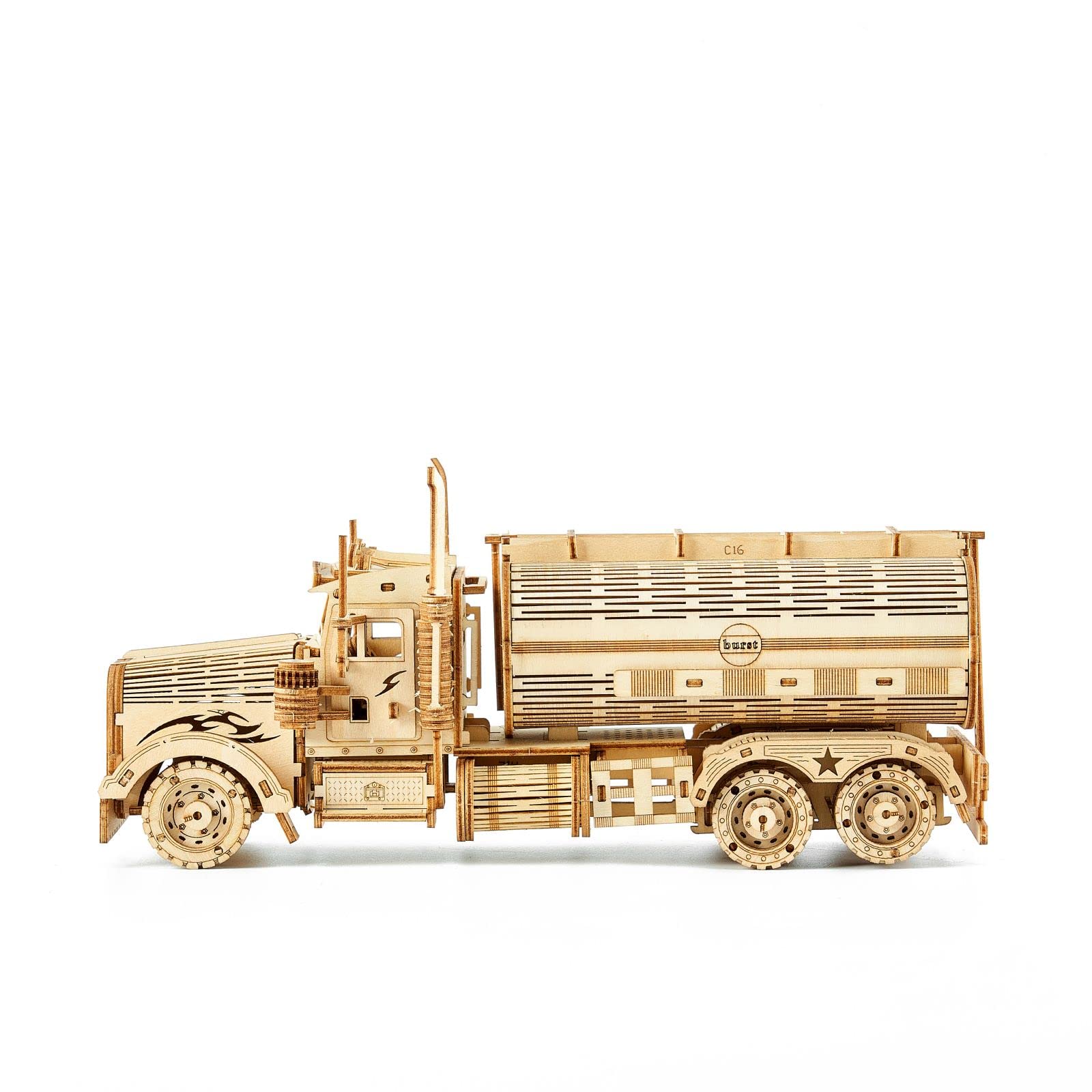 bennama 3D Wooden Puzzles Truck Model Kits, Brainteaser and Puzzle for Christmas/Birthday,Gifts for Adults and Teens to Build Combination