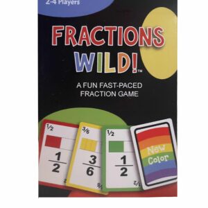 Fractions Wild - Match Fraction Number or Color to be The First to get rid of All Your Cards! Easy to Learn, Fun to pla Math Game for 3rd, 4th, 5th and 6th Grades.