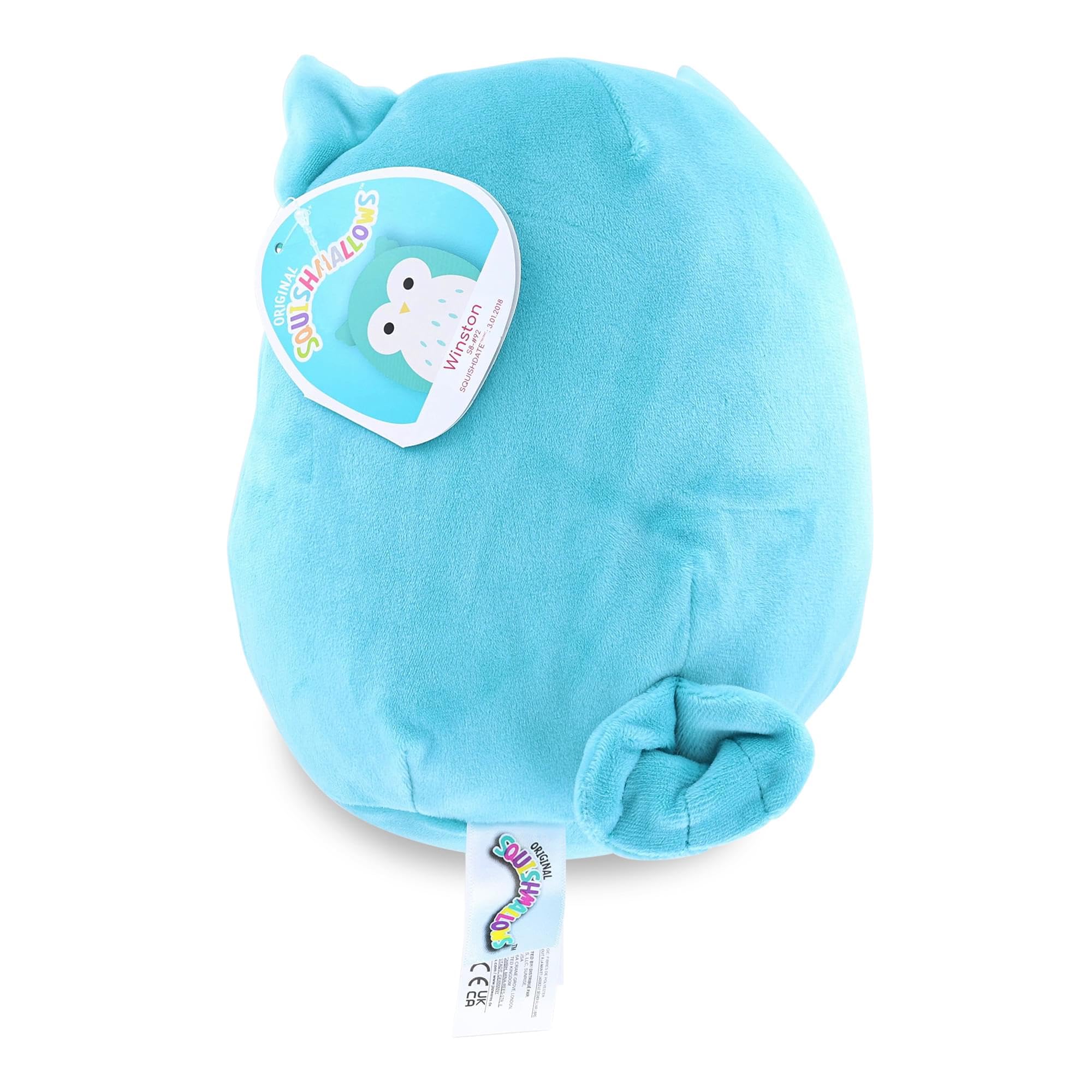 Squishmallows Official Kellytoy Plush 7.5 Inch Squishy Stuffed Toy Animal (Winston Owl)