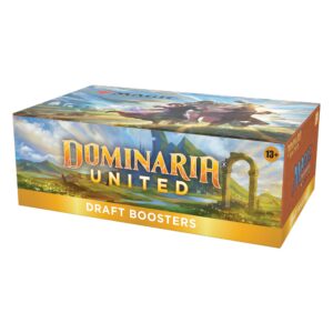 Magic: The Gathering Dominaria United Draft Booster Box | 36 Packs + Box Topper Card (541 Magic Cards)