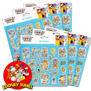 looney tunes stickers party favors bundle - 150 looney tunes stickers for kids featuring bugs bunny, tweety, daffy duck, and more for arts and crafts (looney tunes toys party supplies)