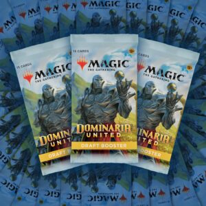 Magic: The Gathering Dominaria United Draft Booster Box | 36 Packs + Box Topper Card (541 Magic Cards)