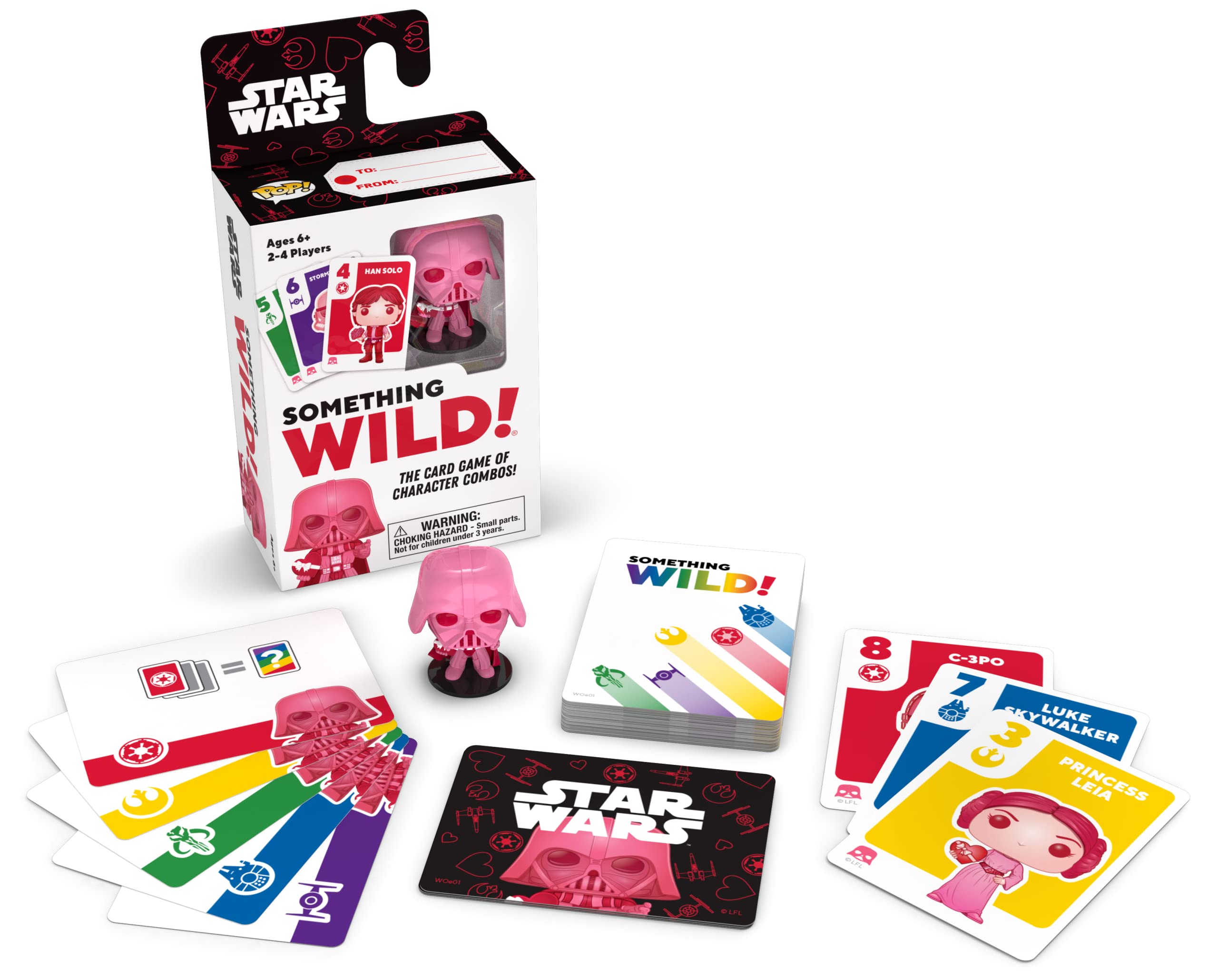 Funko Something Wild! Star Wars with Pink Darth Vader Pocket Pop! Card Game for 2-4 Players Ages 6 and Up