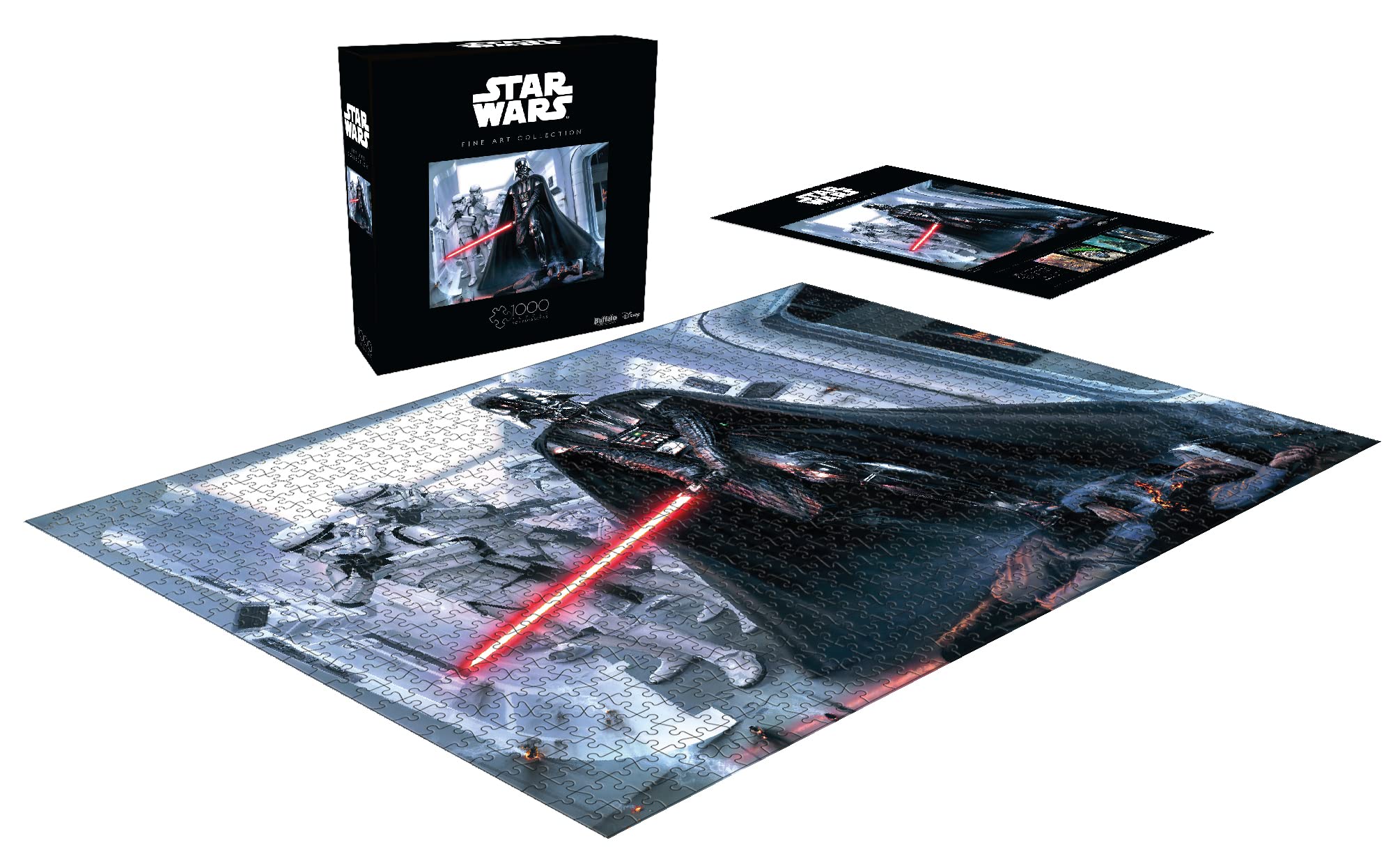 Buffalo Games - Star Wars - The Arrival of Lord Vader - 1000 Piece Jigsaw Puzzle for Adults Challenging Puzzle Perfect for Game Nights - Finished Puzzle Size is 26.75 x 19.75