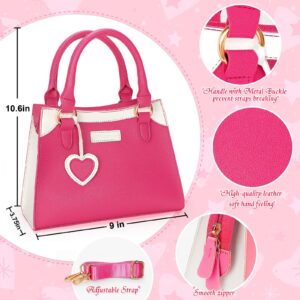 Officygnet Play Purse for Little Girls, Princess Pretend Play Girls Toys for 3 4 5 6 7 8 Year Old, Toddler Purse with Accessories, Kids Toy Purse Birthday for Girls Ages 3-5 4-5 6-8