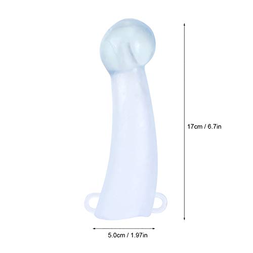 POCREATION Cow Horn Protector, Silicone Calf Cattle Bull Cow Horn Round Cornered Anti Fight Protector Farm Accessory with Clamp