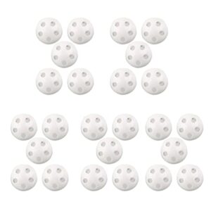 Toddmomy 50Pcs Rattle Balls Inserts Rattle Box Repair Doll Noise Maker Noise Maker Insert Rattle Toy for Baby Pet Toy Animal Puppet Doll 24mm