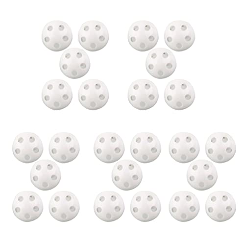 Toddmomy 50Pcs Rattle Balls Inserts Rattle Box Repair Doll Noise Maker Noise Maker Insert Rattle Toy for Baby Pet Toy Animal Puppet Doll 24mm