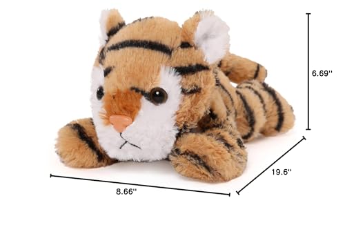 MaoGoLan Tiger Stuffed Animals, Stuffed Mommy Tiger with 3 Cubs, 4 PCs Large Tiger Plush Set for Boys Girls, Birthday Gift 20 inches