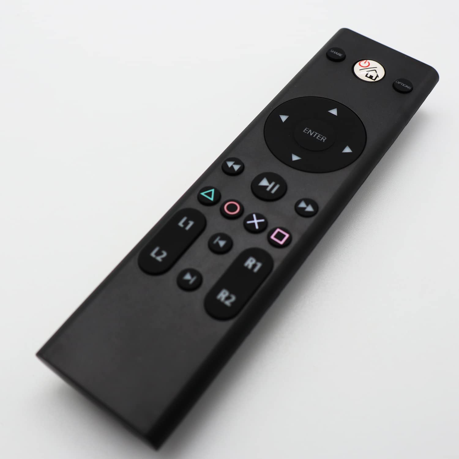 Media Remote Control Replacement for Playstation 4 (PS4), Compatible with Playstation 5 (PS5) with Dedicated Buttons