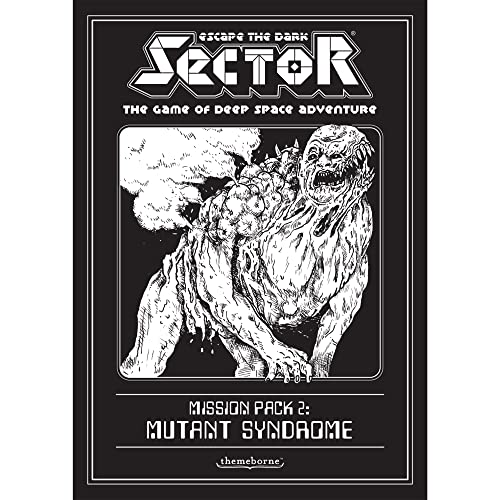 Escape the Dark Sector Board Game Mutant Syndrome MISSION PACK 2 - Confront Gruesome Mutations! Cooperative Sci-Fi Adventure Game for Adults, Ages 14+, 1-4 Players, 45 Min Playtime, Made by Themeborne