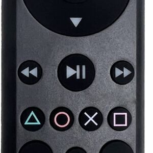 Media Remote Control Replacement for Playstation 4 (PS4), Compatible with Playstation 5 (PS5) with Dedicated Buttons