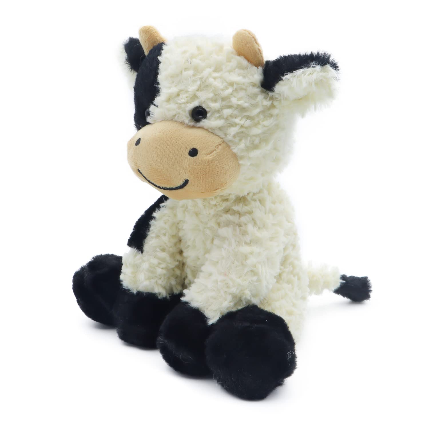 RELIGES 9" Cute Cow Stuffed Animals Soft Cuddly Cow Plush Stuffed Animal Birthday Gifts for Boys and Girls, Plush Animal Decorations (Cows - Sitting)