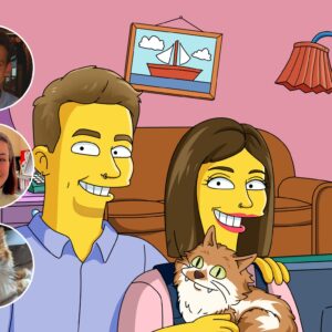 Simpsons Personalized Caricature Digital Art | Wall Art | Wall Decor | Simpsons Custom Family Digital Version