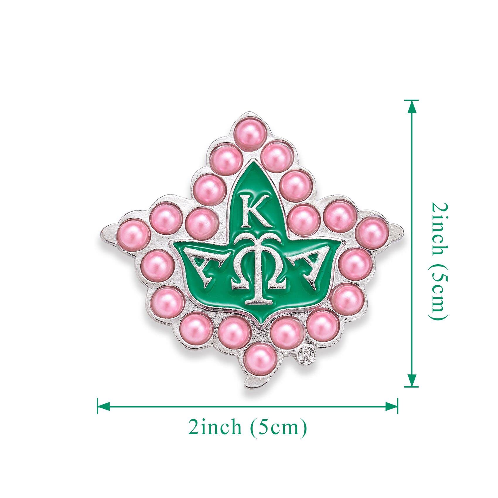 Paraphernalia Sorority Gifts Brooch Pin Sorority Gifts for Women Pink Pearl Brooch Pin graduation gift