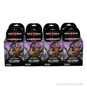 WizKids D&D Icons of The Realms: Spelljammer: Adventures in Space - 8ct. Booster Brick