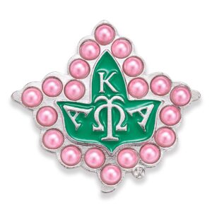 Paraphernalia Sorority Gifts Brooch Pin Sorority Gifts for Women Pink Pearl Brooch Pin graduation gift