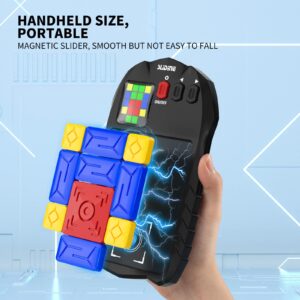 TEMI Super Slide Games Sliding Block Puzzle 500+ Level Slide Puzzle Game Travel Fidget Toys Handheld Games Console Learning Games Brain Teaser Puzzles for All Ages