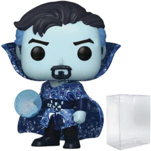 POP Marvel: Doctor Strange Multiverse of Madness - Dr. Strange Limited Edition Chase Funko Vinyl Figure (Bundled with Compatible Box Protector Case), Multicolor, 3.75 inches