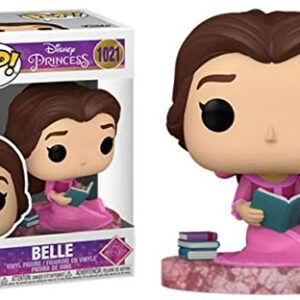 POP Disney: Ultimate Princess - Belle Funko Vinyl Figure (Bundled with Compatible Box Protector Case), Multicolor, 3.75 inches