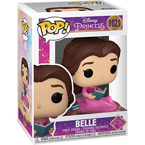 POP Disney: Ultimate Princess - Belle Funko Vinyl Figure (Bundled with Compatible Box Protector Case), Multicolor, 3.75 inches