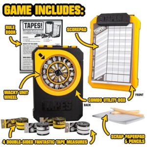 Tapes! - The Game of Wacky Measurements - How Many Hampsters Tall is That? Great for Parties and Game Night for Kids and Family - 2-4 Players, Ages 6+