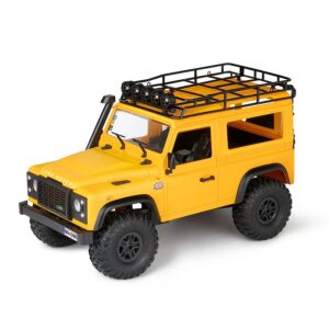 FMTStore MN98 RTR Model 1/12 2.4G 4WD Climbing Rock Crawler Off-Road RC Truck Car Upgrade Parts Land Rover Defender Vehicles Indoor Toys Models for Kids and Adults - Yellow