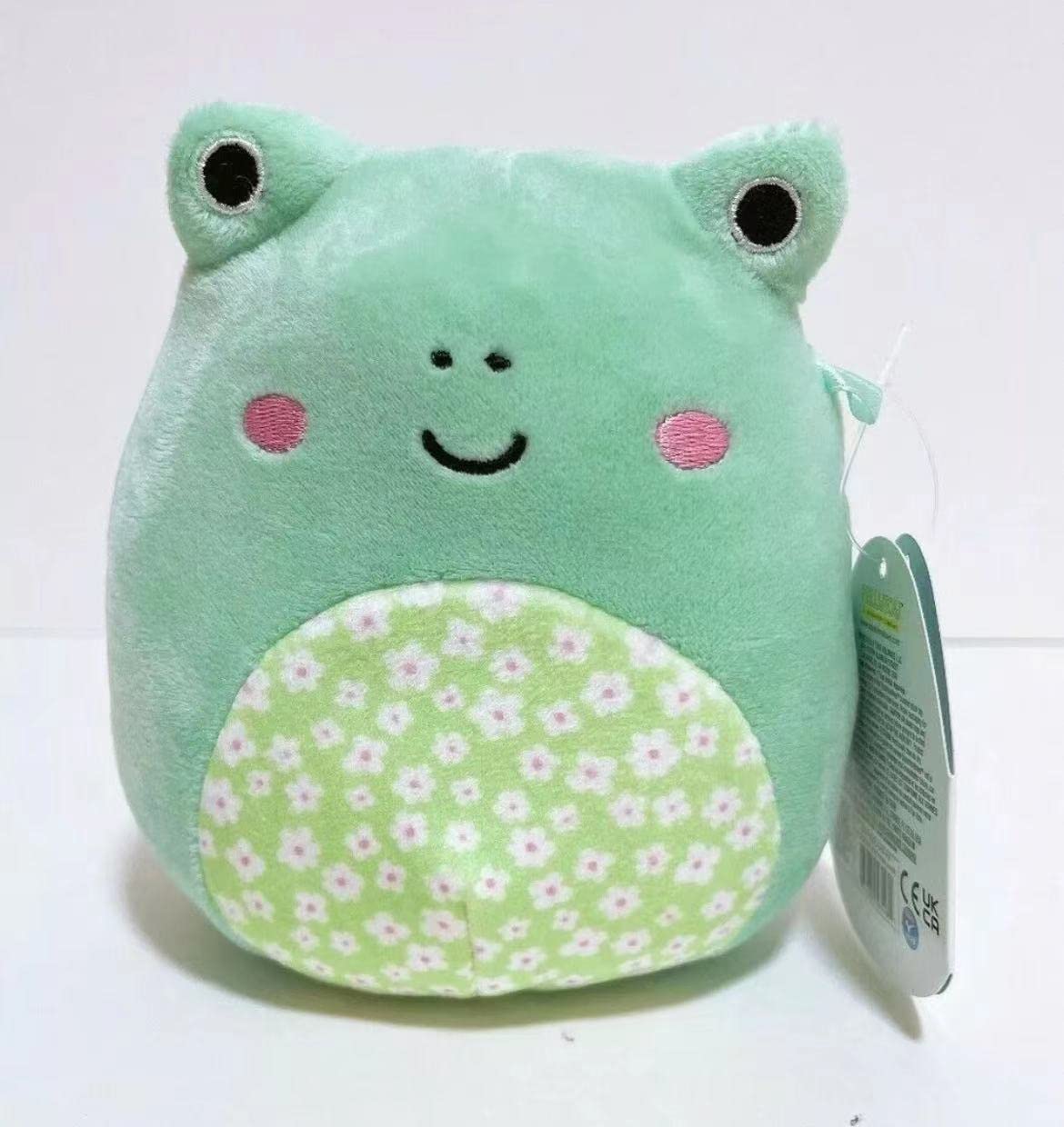 Squishmallows 2022 Spring Squad 8" Floral Belly Plush Doll Toy (Wendy The Frog)