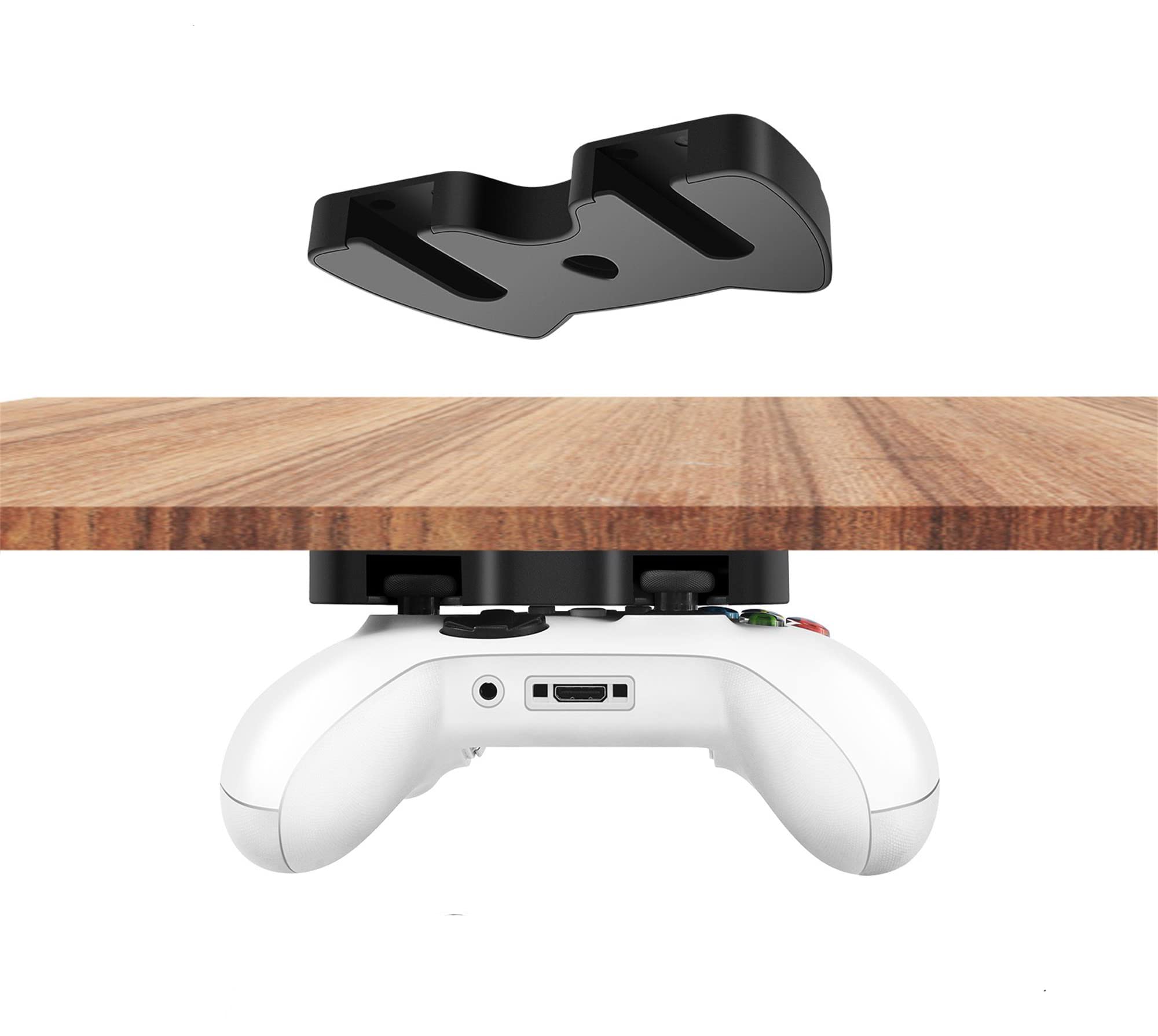 Raryars Controller Table Stand for Xbox Controller Xbox ONE Xbox Series X & Xbox Series S Xbox Elite Controller Under Desk Mount for Xbox Controller Holder Table Organize and Desk Management