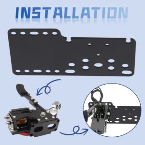 YESHMA USB Handbrake Plate Compatible With Handbrake G25/27/29/920/923 T500 T300 Universal ONLY PLATE