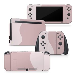 tacky design classic skin compatible with nintendo switch skin wrap cover, colorwave blocking skin for nintendo switch stickers, premium vinyl 3m full wrap decal.